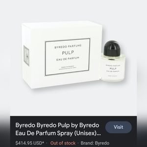 Byredo Pulp 3.4 oz Inflorescence Eau De Parfum Spray Unisex